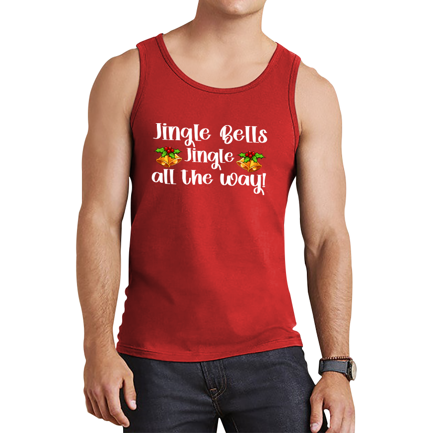 jingle bells christmas tank top