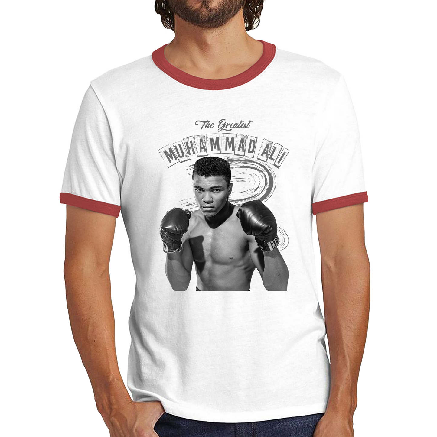 The Greatest Muhammad Ali World Heavyweight Boxing Champion American Boxer Ringer T Shirt