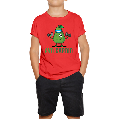 Avo Cardio Funny Avocado Fitness T Shirt