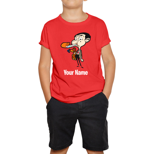 Personalised Mr. Bean Your Custom Name T Shirt