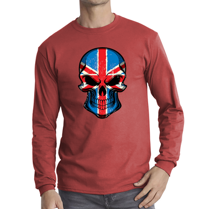 Skull Face British National Day T Shirt