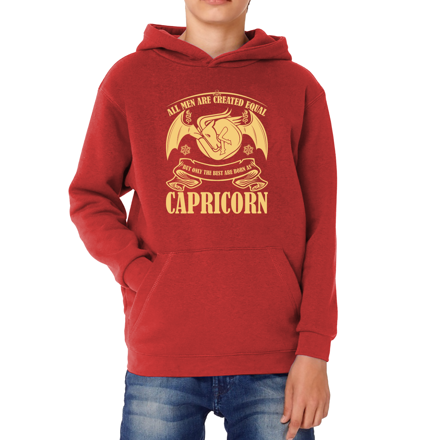 All Men Are Created Equal But Only The Best Are Born As Capricorn Horoscope Astrological Zodiac Sign Birthday Present Kids Hoodie