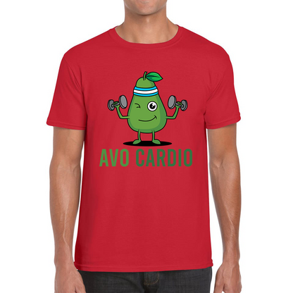 Avo Cardio Funny Avocado Fitness T Shirt