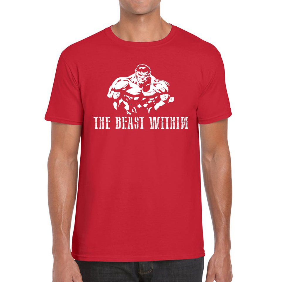 The Beast Within Hulk Bodybuilding Gym T Shirt