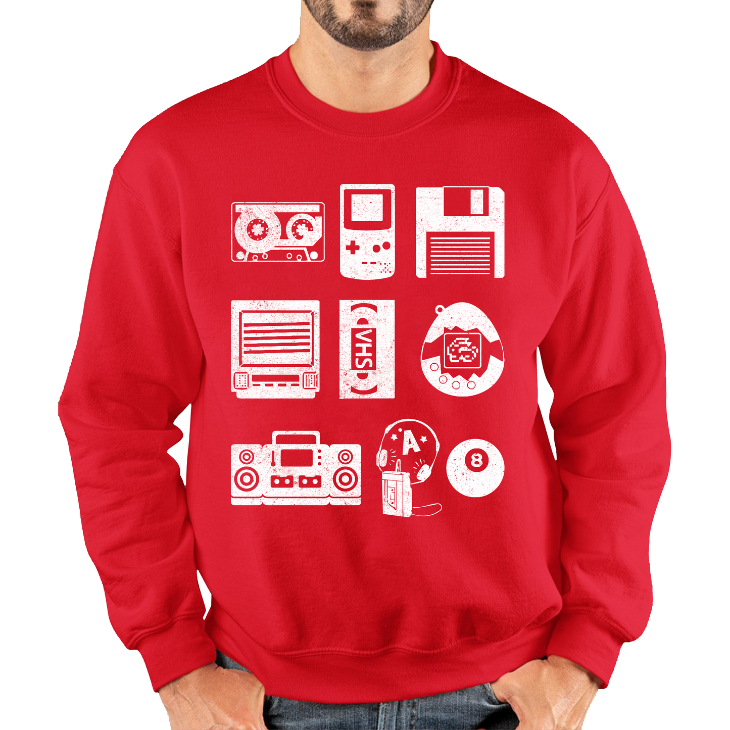 80s 90s Video Game Sweatshirt