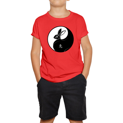 Happy Chinese New Year 2023 Year Of The Rabbit Zodiac Sign Lunar New Year Chinese Zodiac Kids Tee