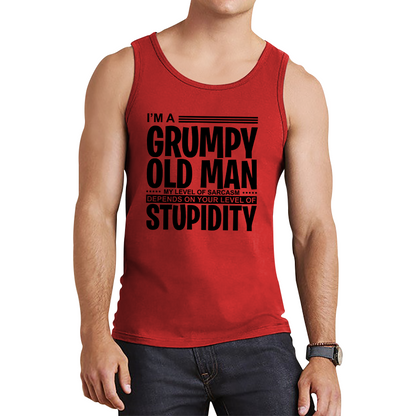 I'm A Grumpy Old Man Stupidity Funny Tank Top