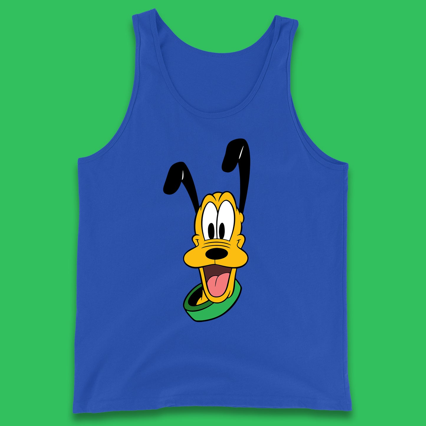 Disney Pluto Mickey Mouse's Pet Dog Cartoon Character Disney World Disneyland Trip Tank Top