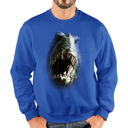 Tyrannosaurus T-rex Roaring Face Sweatshirt