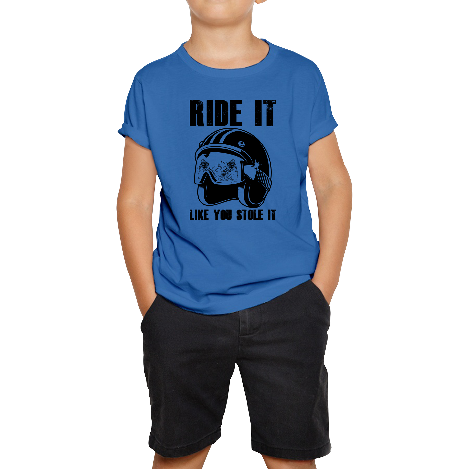 Ride It Like You Stole It Motorcycle Helmet T Shirt