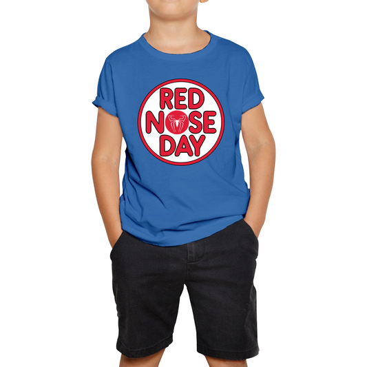 Spider Man Red Nose Day T Shirt