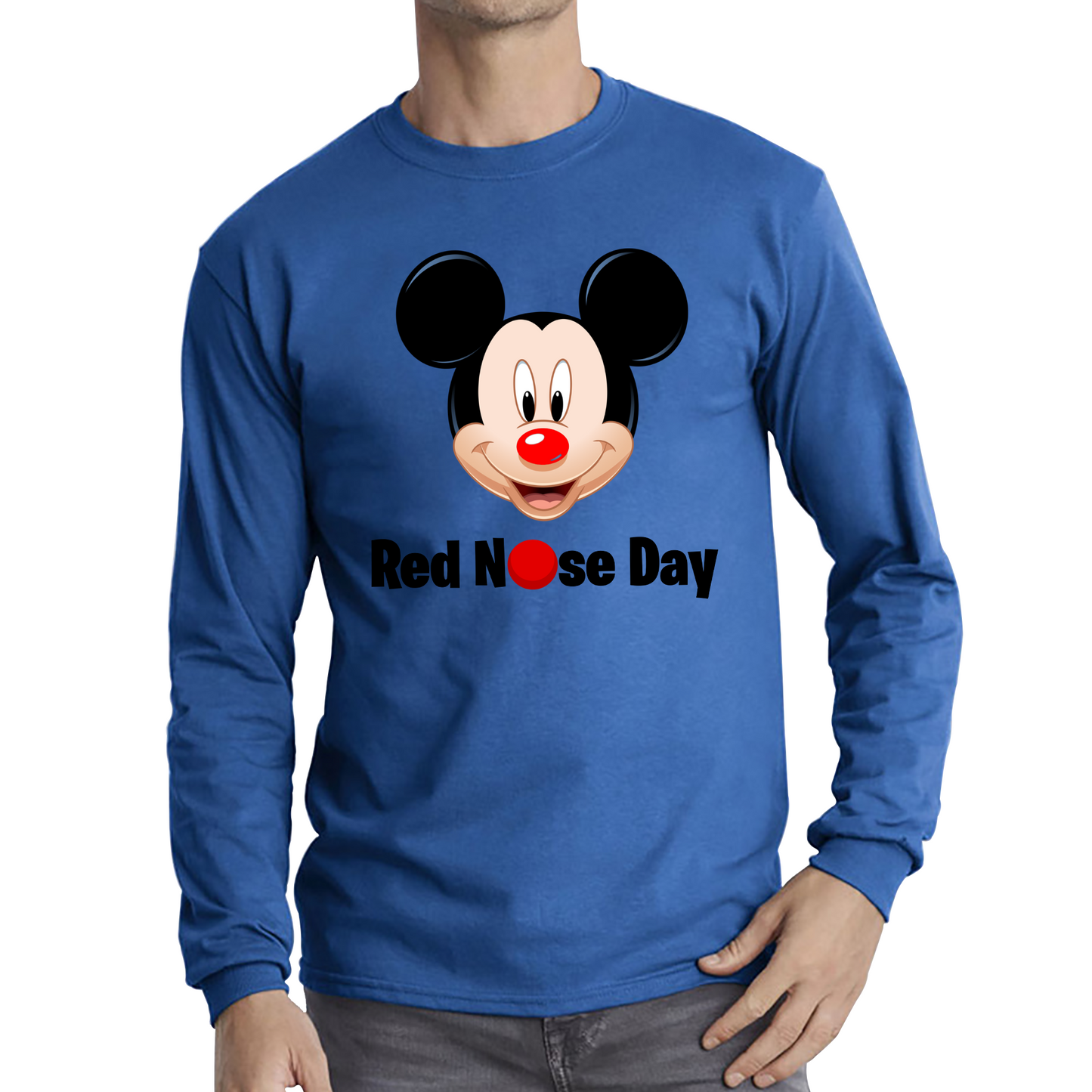 Mickey Mouse Disney Red Nose Day T Shirt