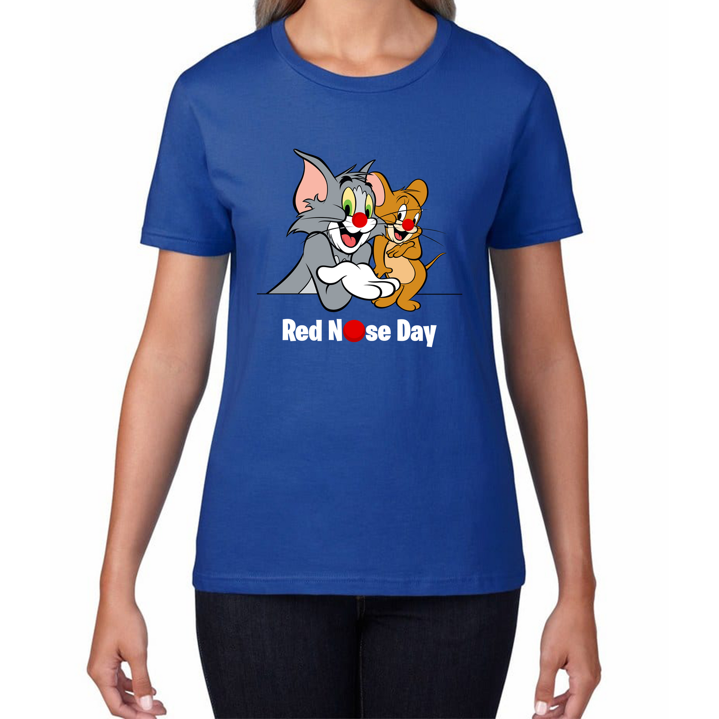 Tom And Jerry Red Nose Day T Shirt