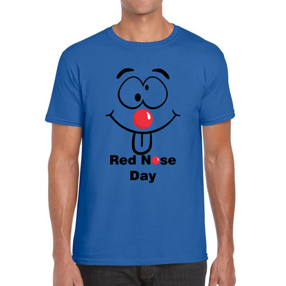 Red Nose Day Funny Emoji Face T Shirt