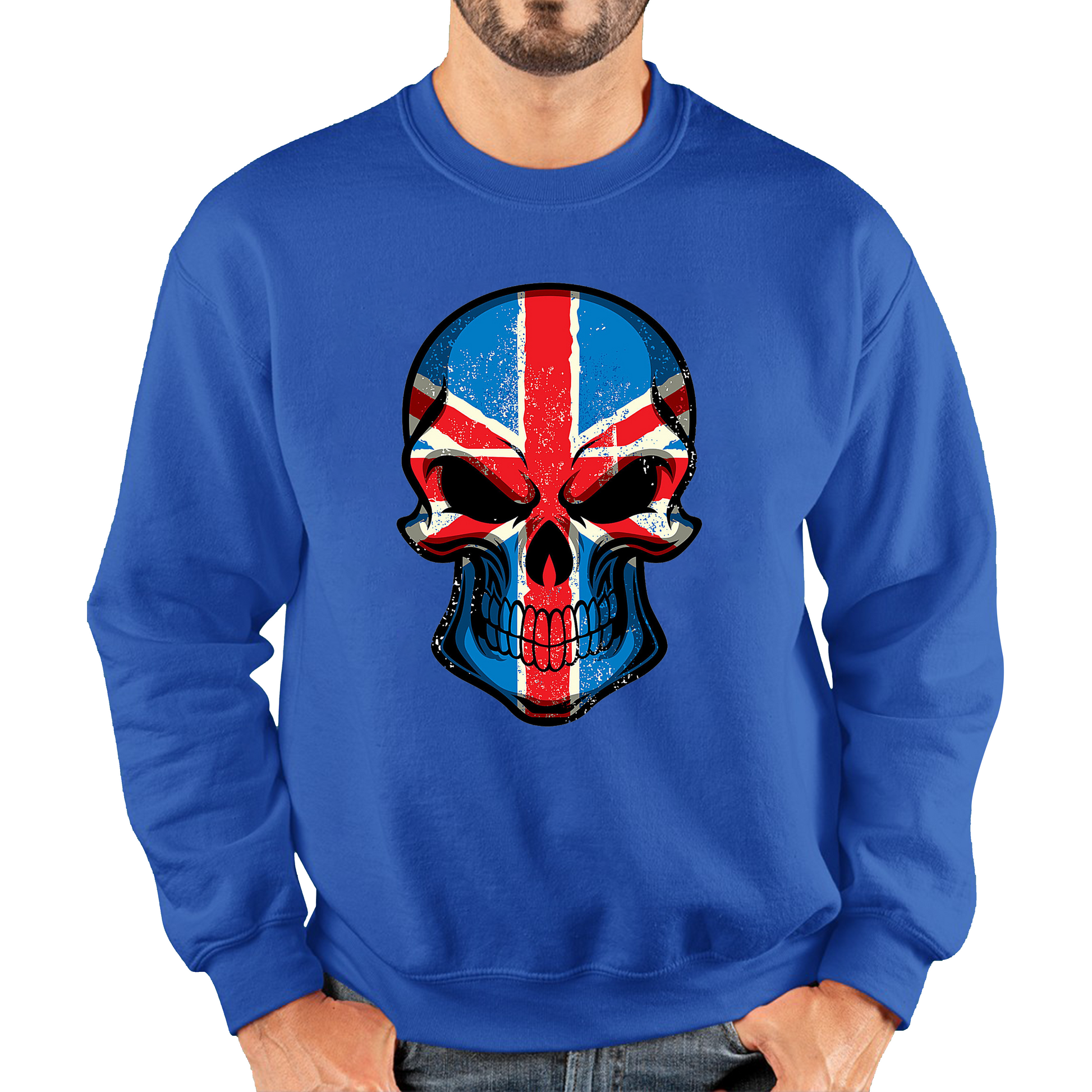 Skull Face British National Day Sweatshirt