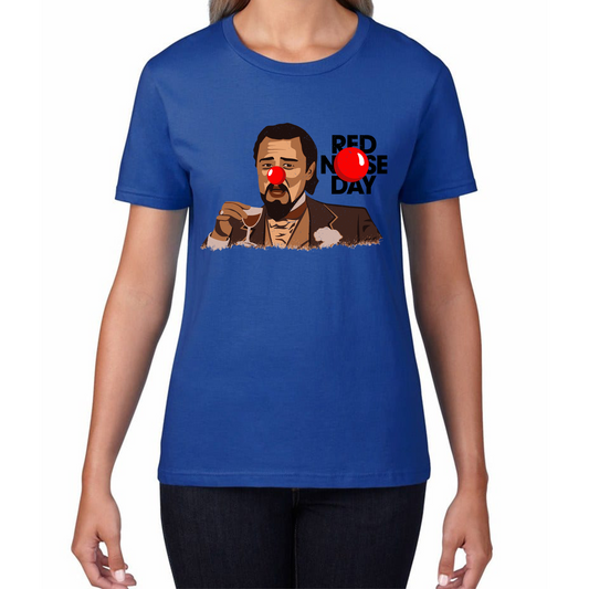 Leonardo Dicaprio Laughing Meme Red Nose Day T Shirt