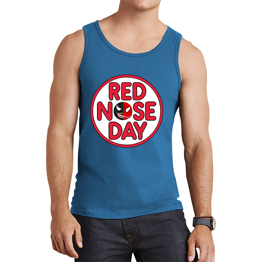 Marvel Venom Spider-man Red Nose Day Tank Top