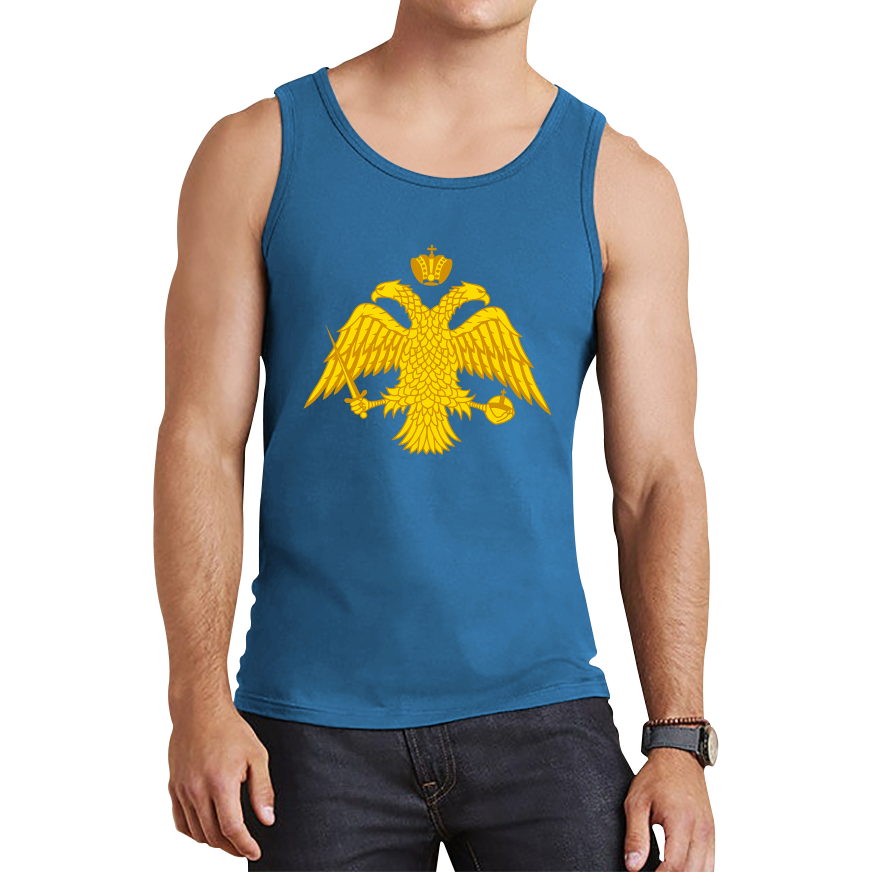 Byzantium Double Headed Eagle Symbol Tank Top