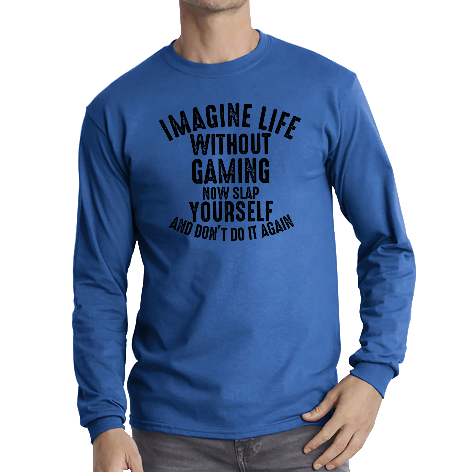 Imagine Life Without Gaming Funny T Shirt