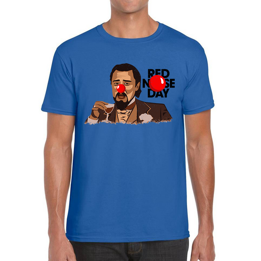 Leonardo Dicaprio Laughing Meme Red Nose Day T Shirt