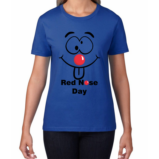 Red Nose Day Funny Emoji T Shirt