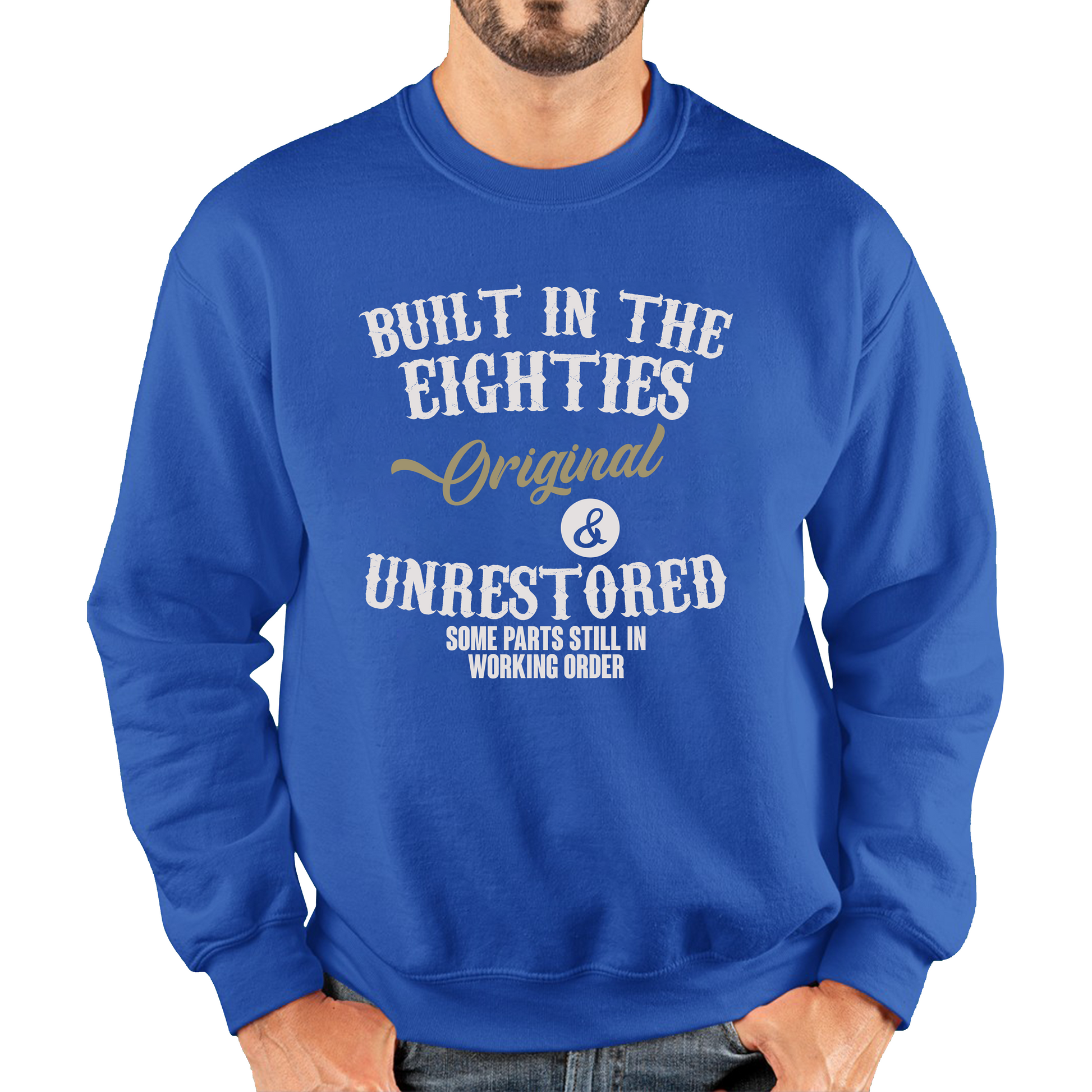 Built In The Eighties Funny Sweatshirt