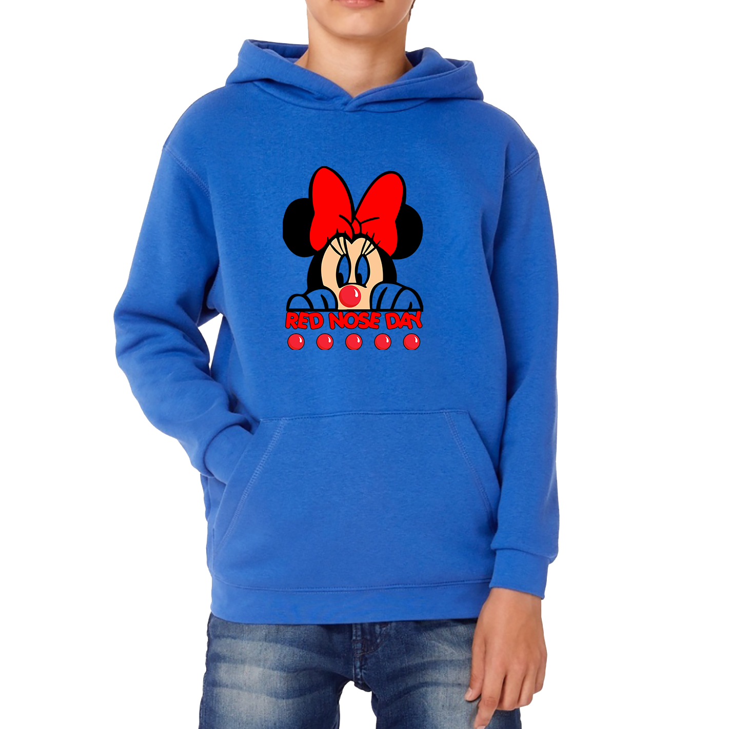 Disney Minnie Mouse Red Nose Day Hoodie