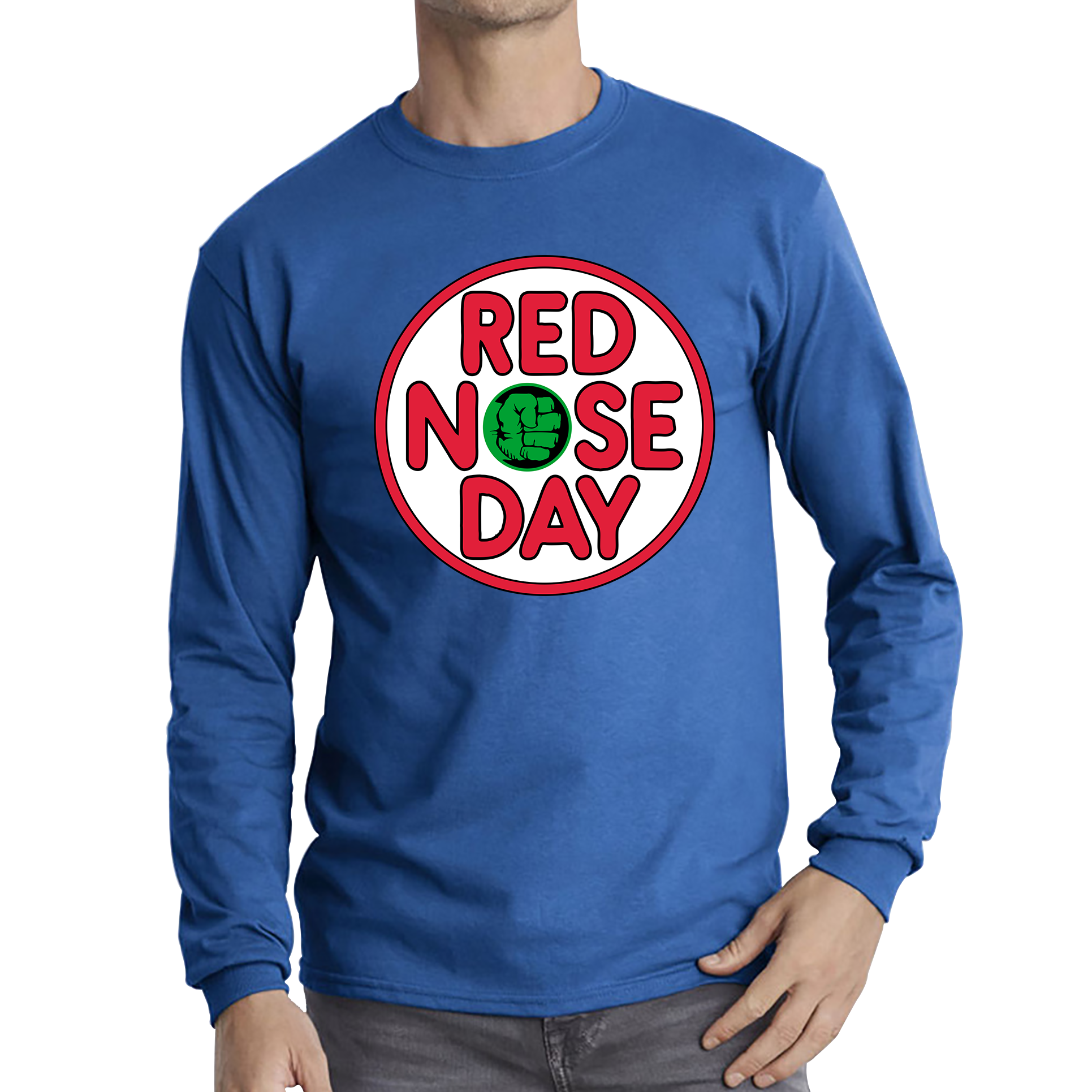 Hulk Hand Red Nose Day T Shirt