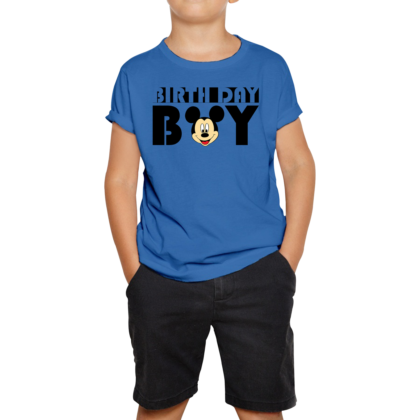 Disney Mickey Mouse Birthday Boy Kids T Shirt