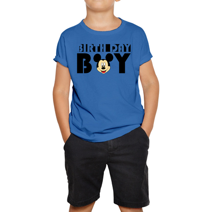 Disney Mickey Mouse Birthday Boy Kids T Shirt