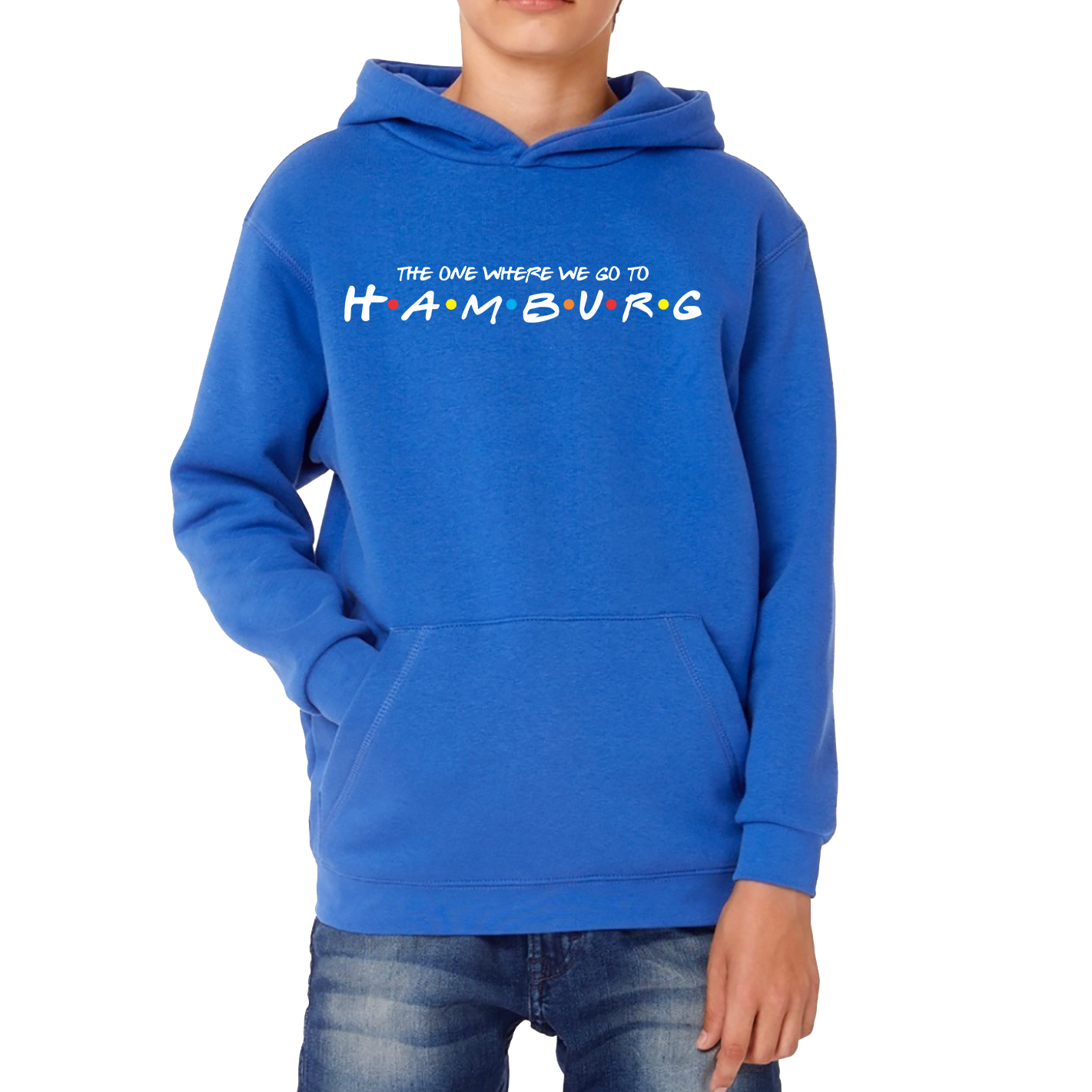 The One Where We Go To Hamburg Inspired By Friends Spoof City In Germany Kids Hoodie