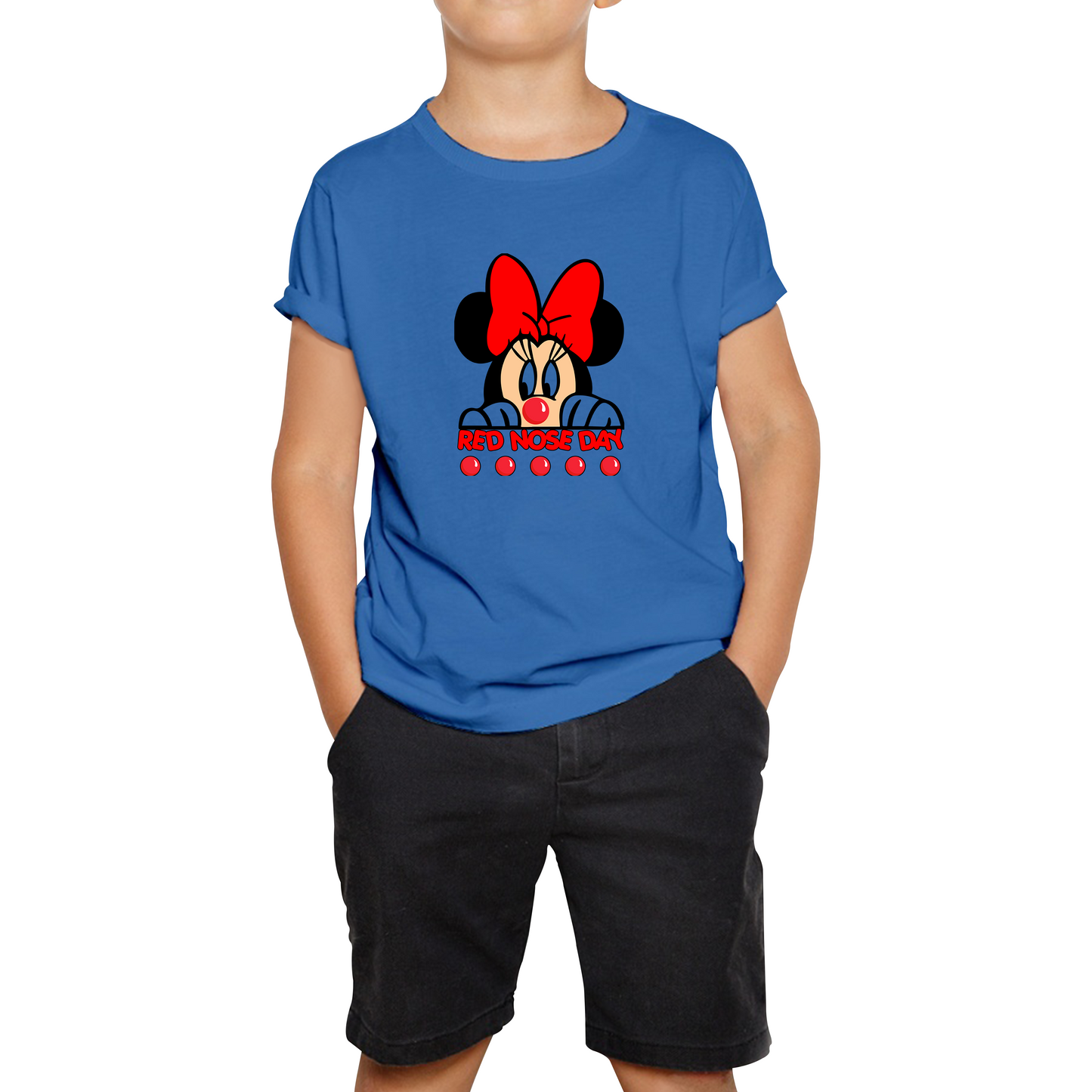 Disney Minnie Mouse Red Nose Day T Shirt