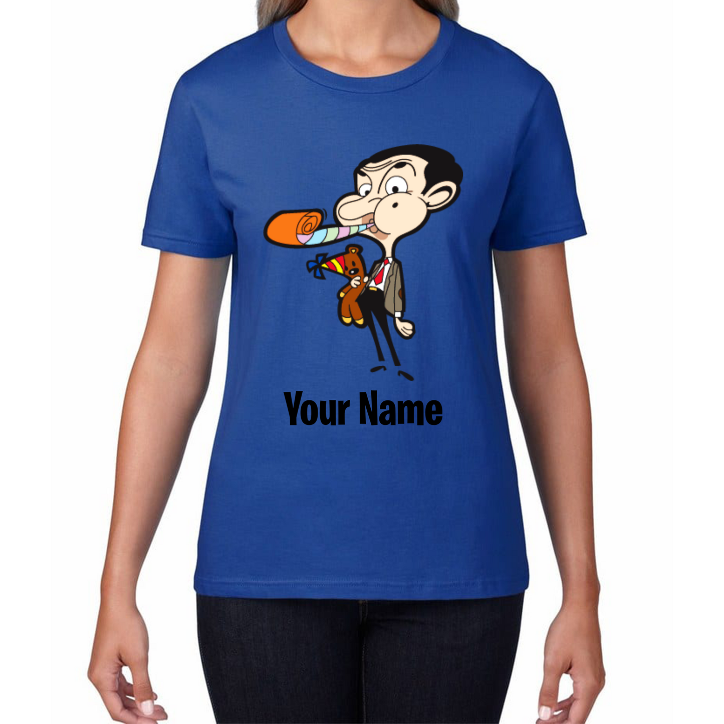 Mr. Bean Personalised Your Custom Name T Shirt