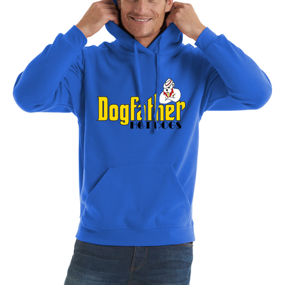 Dogfather Hot Dog Funny Father's Day Funny Hotdog, Hotdog Lover Unisex Hoodie