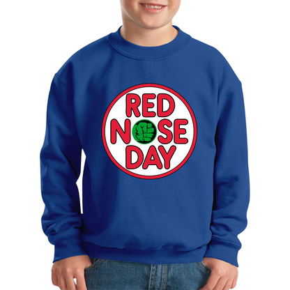 Hulk Hand Red Nose Day Sweatshirt