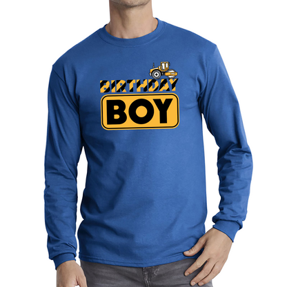 Bulldozer Tractor Birthday Boy Excavator T Shirt