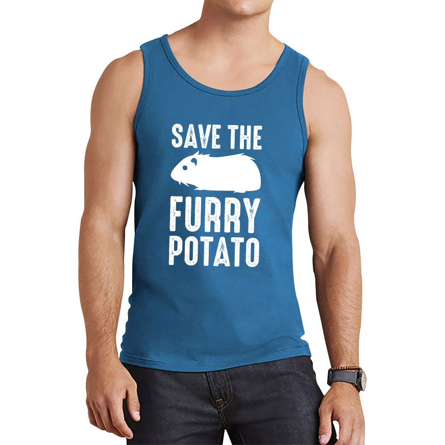 Save The Furry Potato Funny Guinea Pig Tank Top