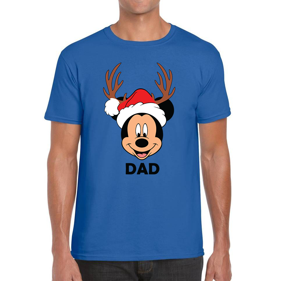 mickey mouse dad christmas t shirt