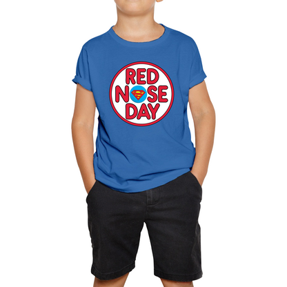 Superman Red Nose Day T Shirt