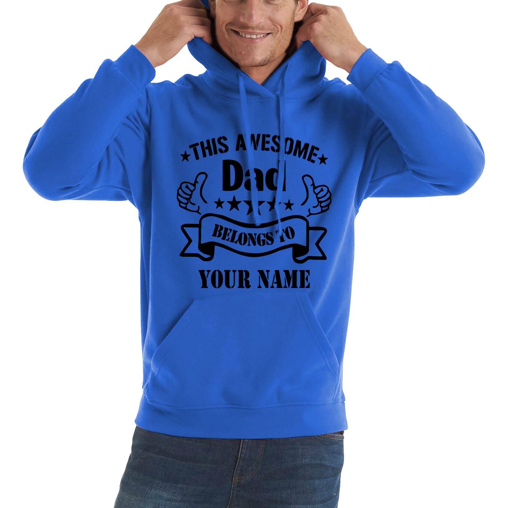 Personalised This Awesome Dad Father's Day Hoodie