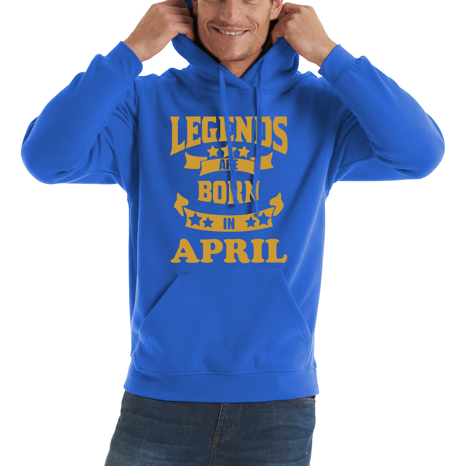 Legends Are Born In April Birthday Hoodie