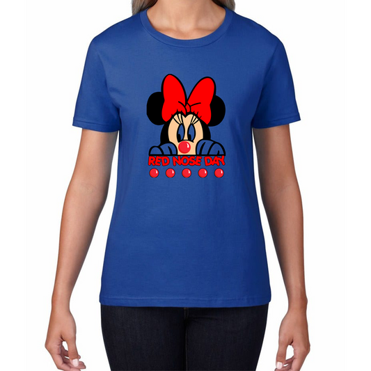 Disney Minnie Mouse Red Nose Day T Shirt