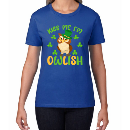 Kiss Me I'm Owlish St. Patrick's Day T-Shirt