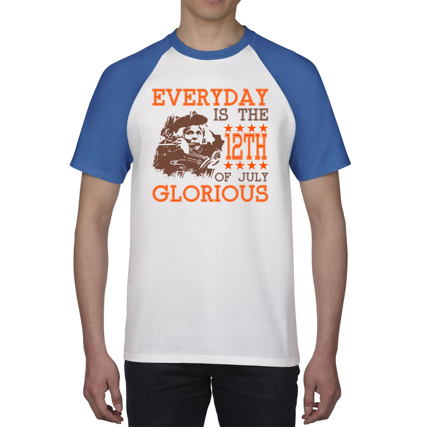 Everyday Is A 12th July Glorious Shirt Battle Of Boyne Victory King William III British Royal Family Baseball T Shirt