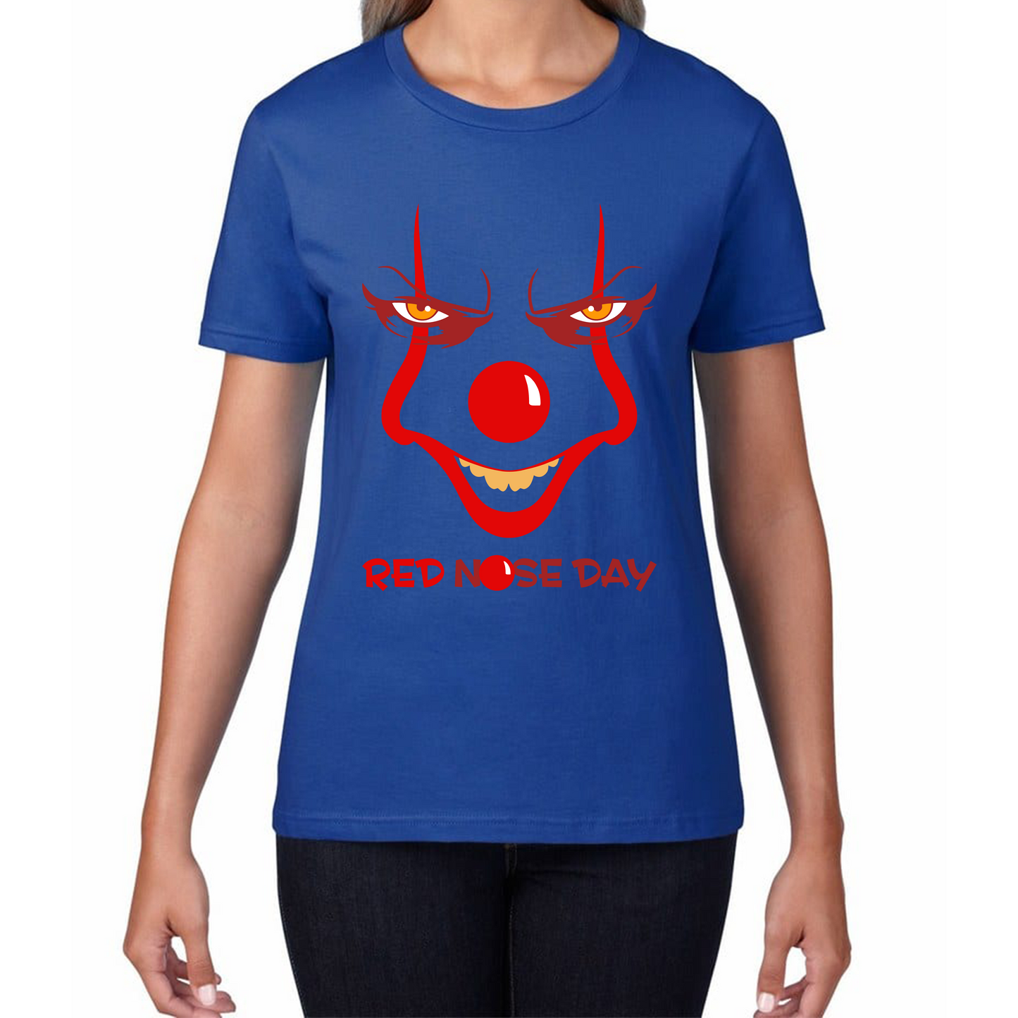 Pennywise Clown Face Red Nose Day T Shirt