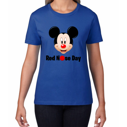 Mickey Mouse Disney Red Nose Day T Shirt