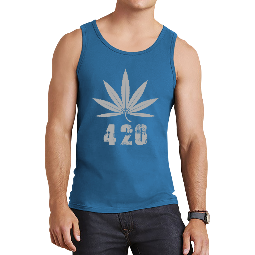 Weed Cannabis 420 Funny Tank Top