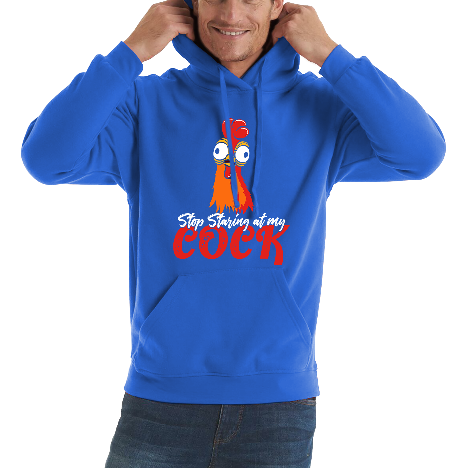 Stop Staring At My Cock Funny Hoodie