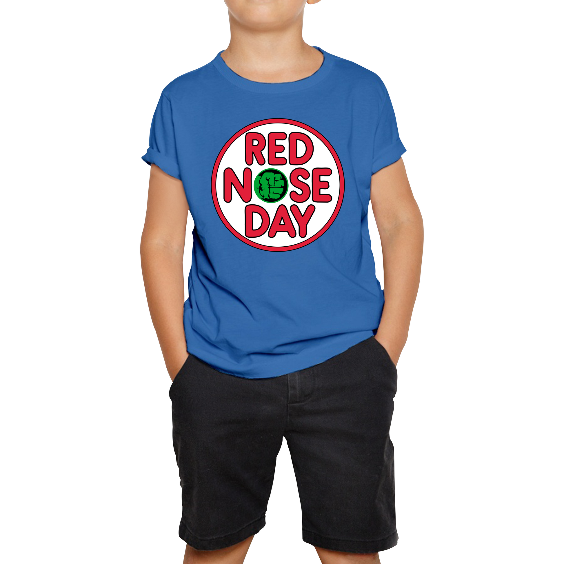 Hulk Hand Red Nose Day T Shirt