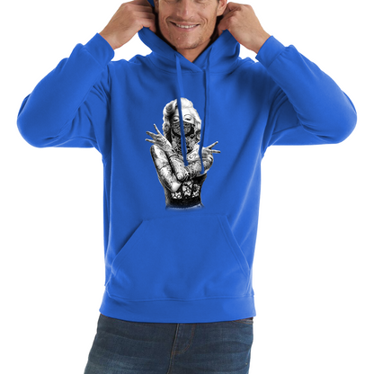 Marilyn Monroe Art Tattoo Gangster Hoodie